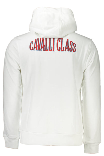 Cavalli Class Felpa Con Zip Uomo Bianco"" - mem39