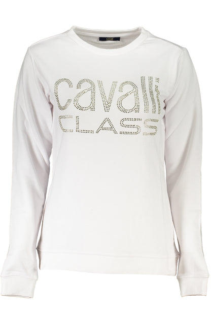 Cavalli Class Felpa Senza Zip Donna Bianco"" - mem39