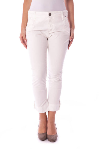 Colcci Pantalone Pescatora Donna Bianco"" - mem39