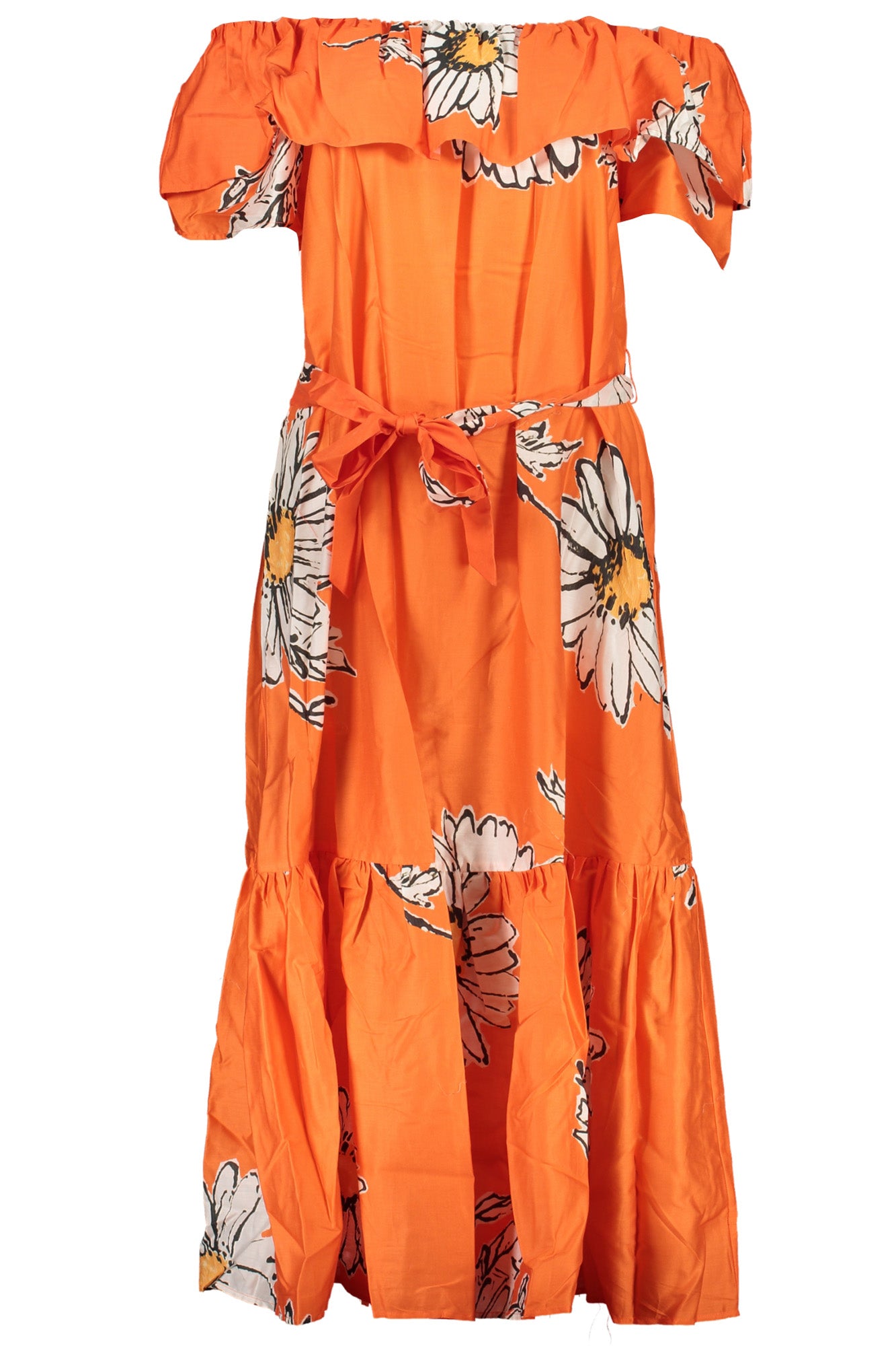 Desigual Abito Lungo Donna Arancio - mem39