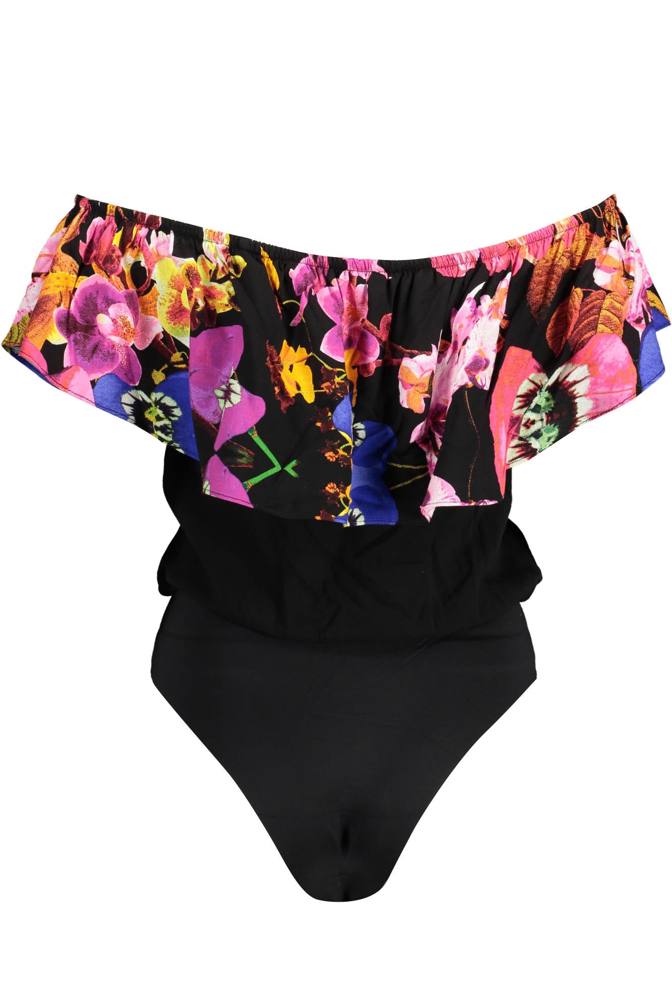 Desigual Body Senza Maniche Donna Nero"" - mem39