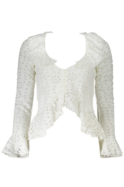 Desigual Camicia Maniche Lunghe Donna Bianco"" - mem39