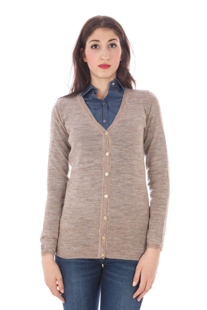 Fred Perry Cardigan Donna Beige"" - mem39