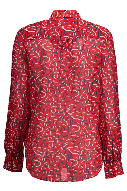 Gant Camicia Maniche Lunghe Donna Rosso"" - mem39