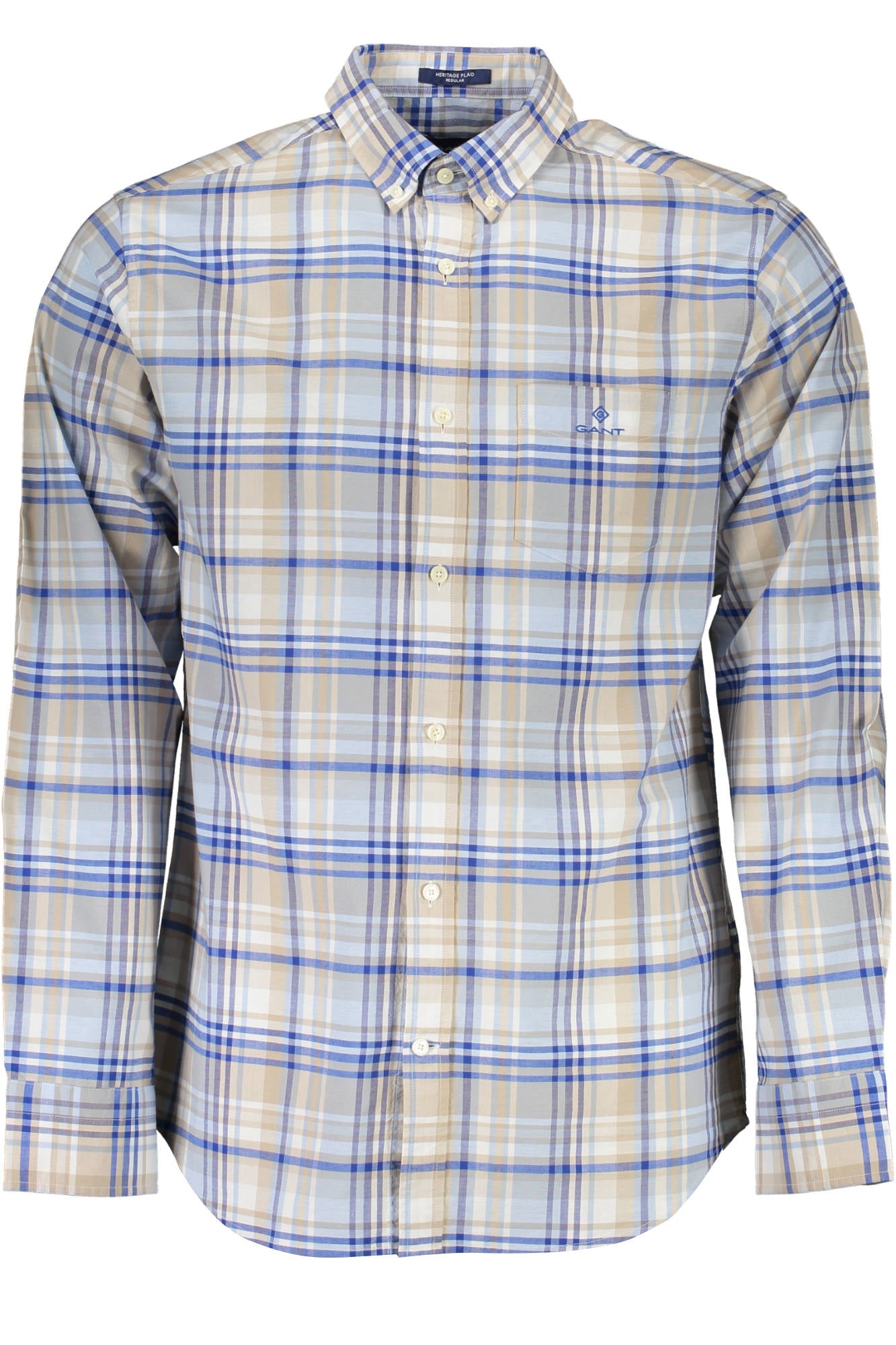 Gant Camicia Maniche Lunghe Uomo Azzurro - mem39