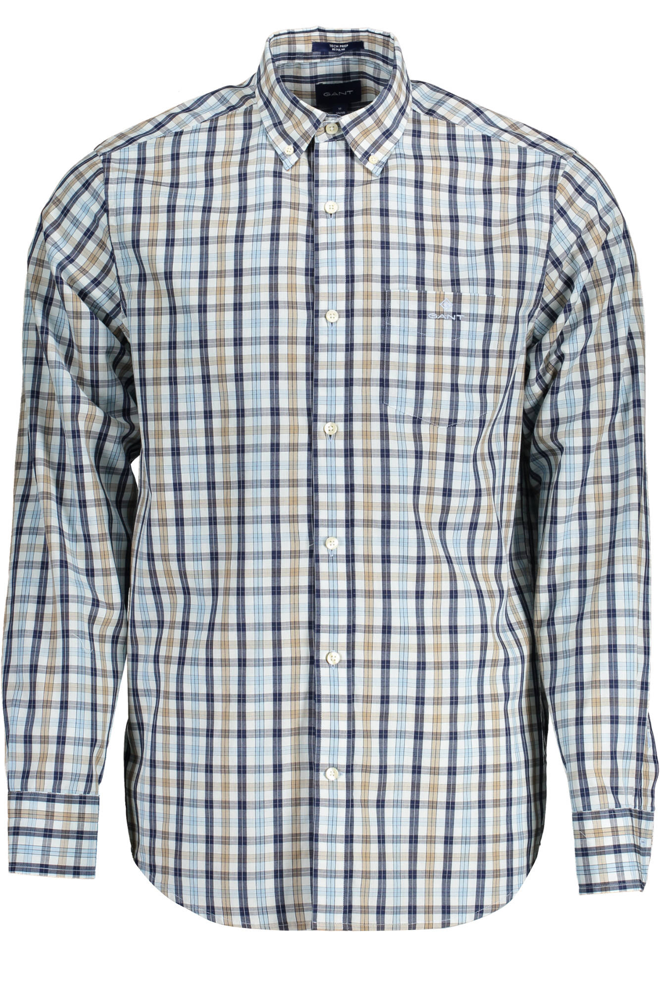 Gant Camicia Maniche Lunghe Uomo Beige"" - mem39