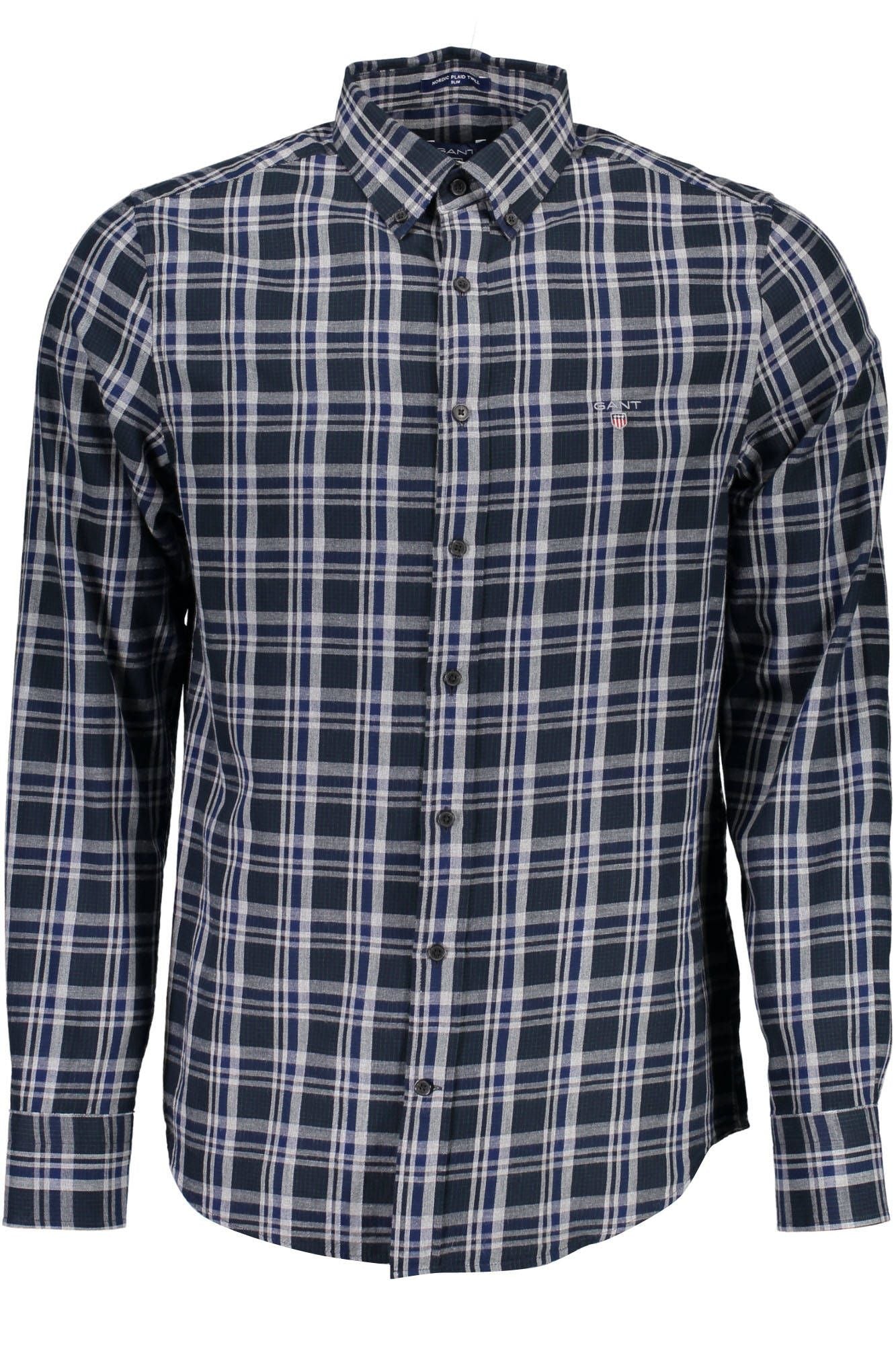 Gant Camicia Maniche Lunghe Uomo Blu - mem39