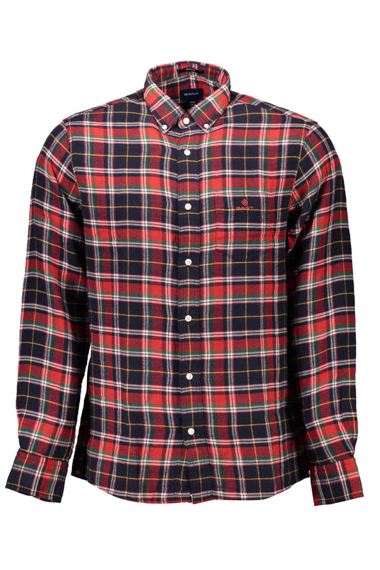 Gant Camicia Maniche Lunghe Uomo Rosso - mem39