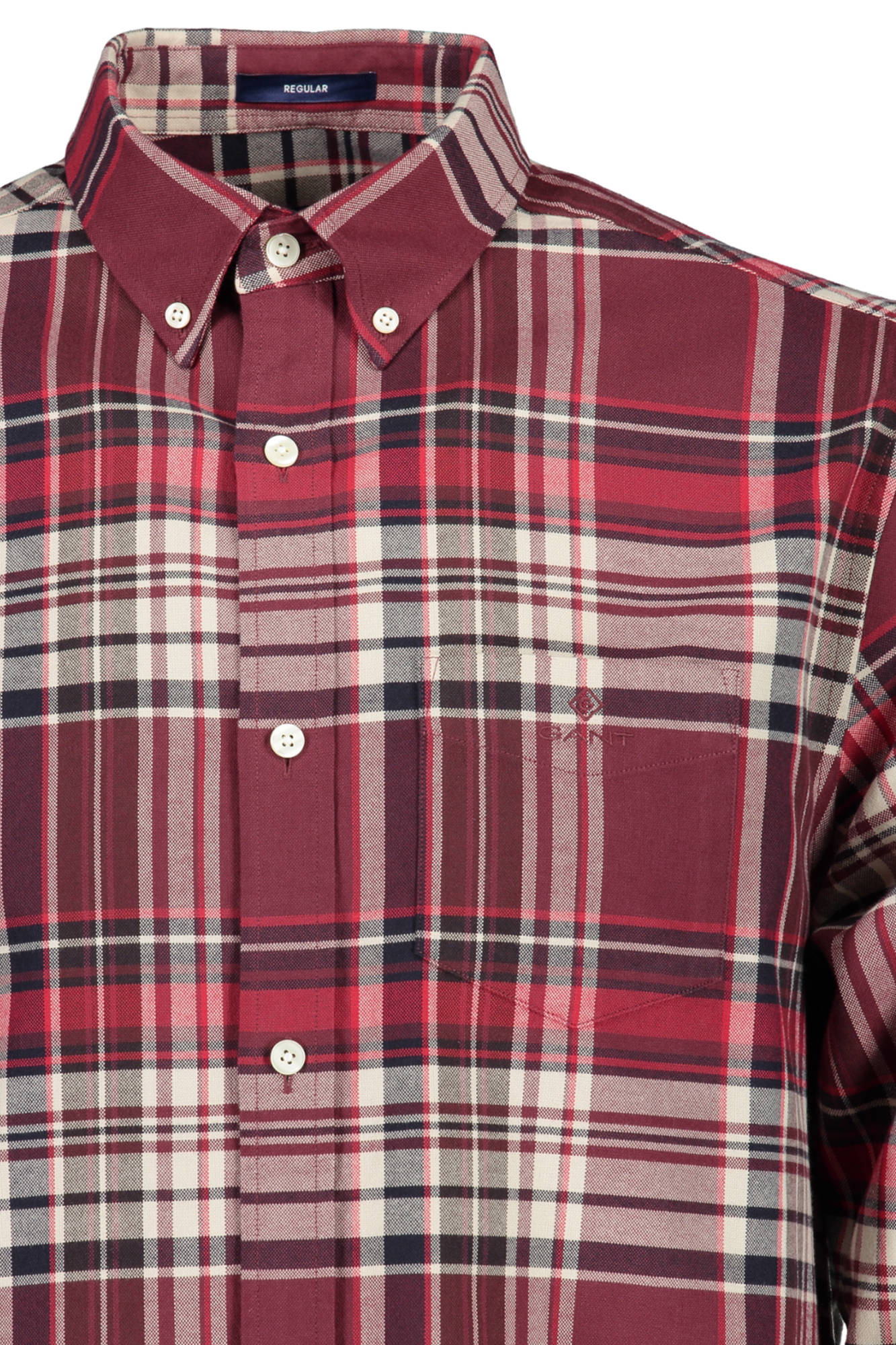 Gant Camicia Maniche Lunghe Uomo Rosso - mem39