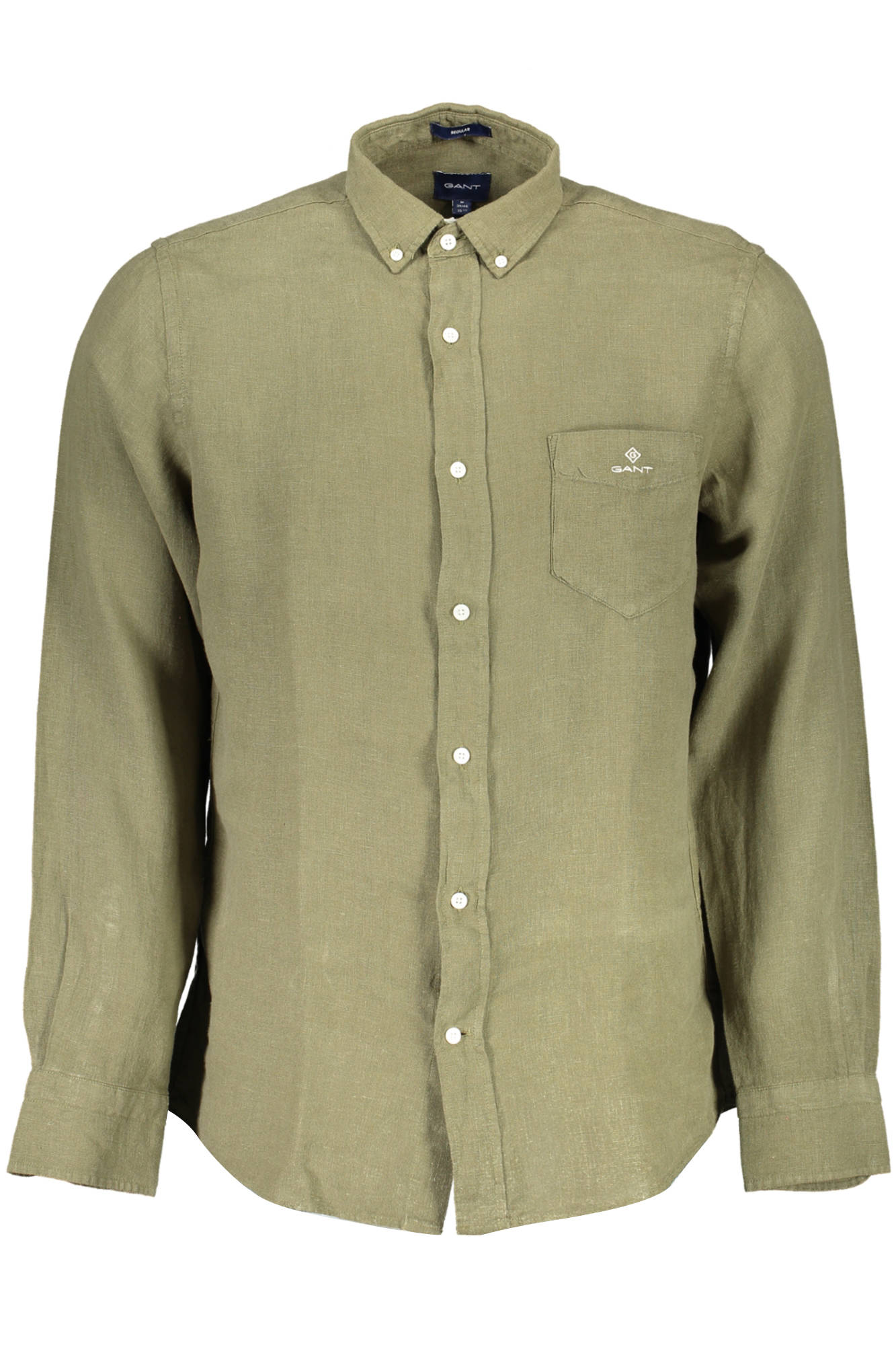 Gant Camicia Maniche Lunghe Uomo Verde - mem39