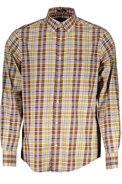 Gant Camicia Maniche Lunghe Uomo Viola - mem39