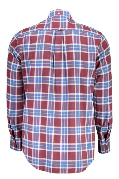 Gant Camicia Maniche Lunghe Uomo Viola - mem39