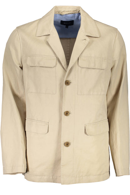 Gant Giacca Sportiva Uomo Beige"" - mem39