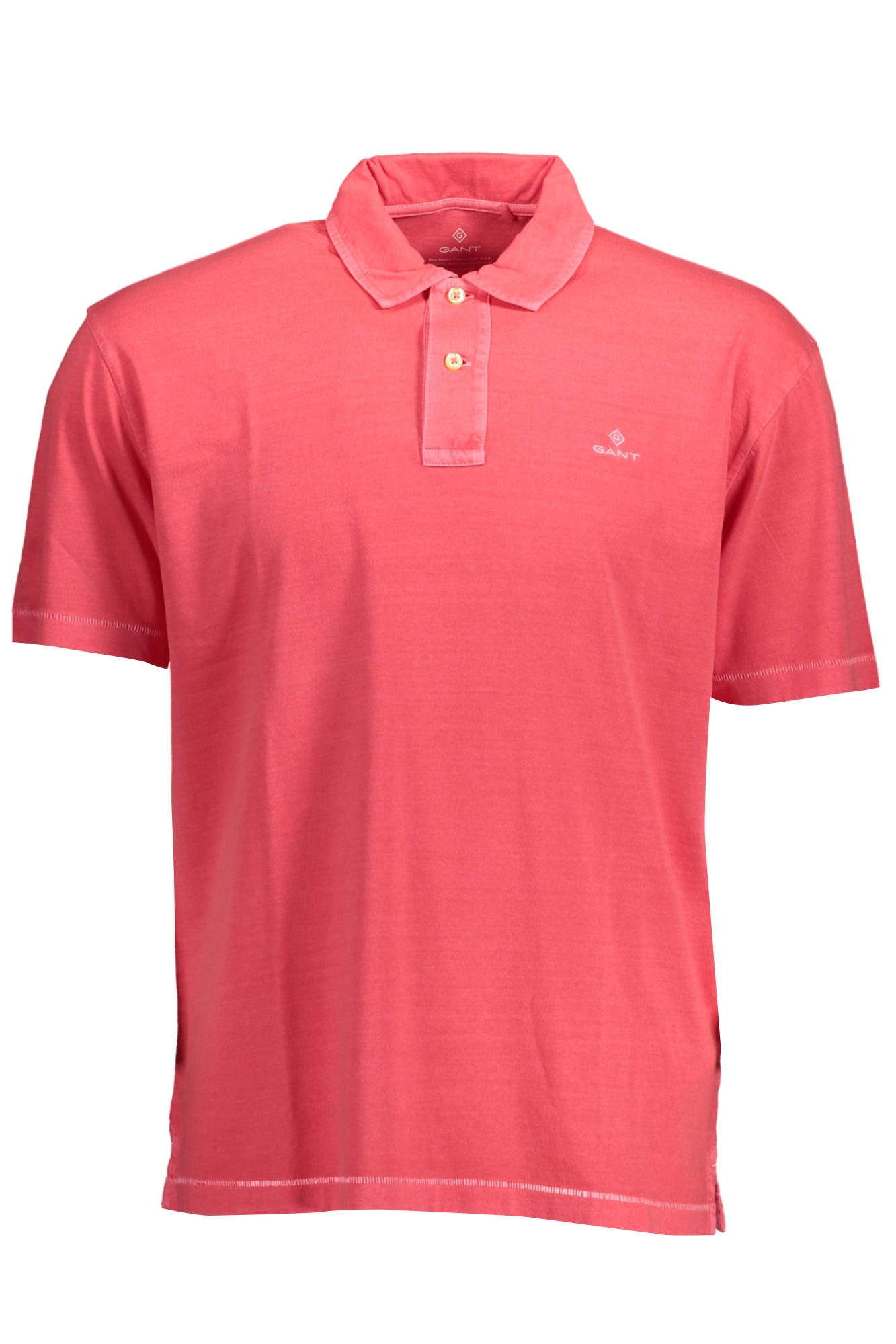 Gant Polo Maniche Corte Uomo Rosa - mem39