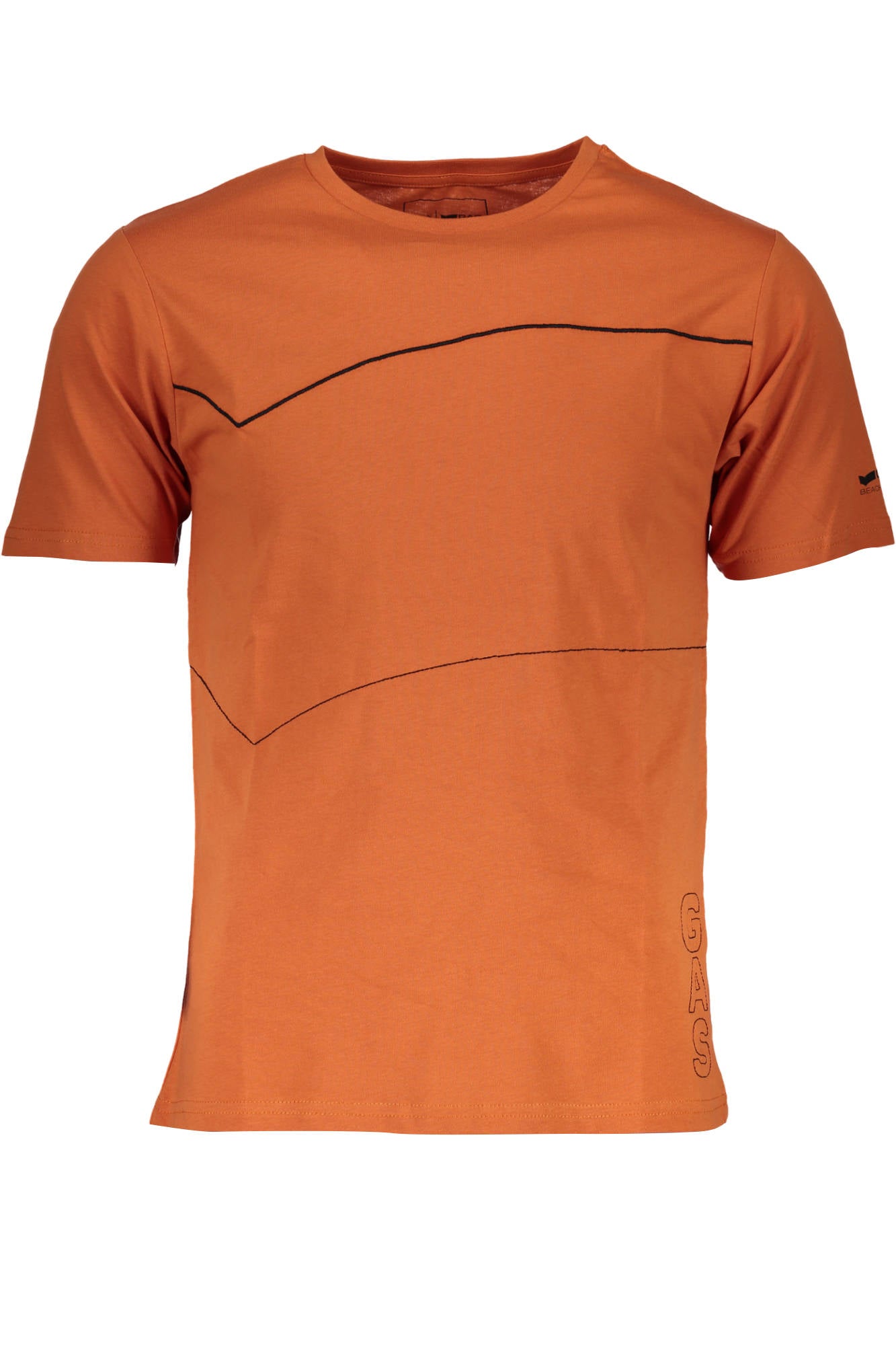 Gas T-Shirt Maniche Corte Uomo Arancio - mem39