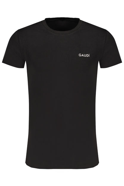 Gaudì T-Shirt Maniche Corte Uomo Nero"" - mem39