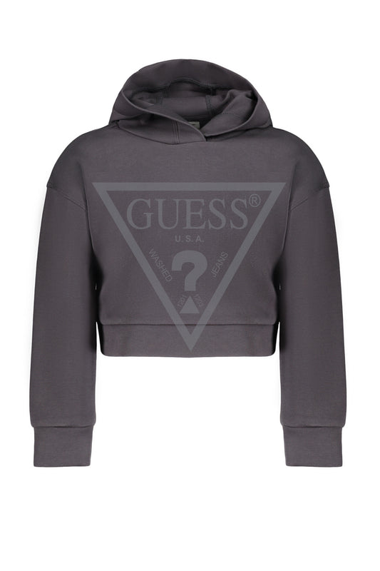 Guess Jeans Felpa Senza Zip Bambina Nero"" - mem39