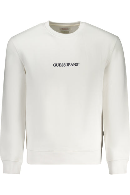 Guess Jeans Felpa Senza Zip Uomo Bianco"" - mem39