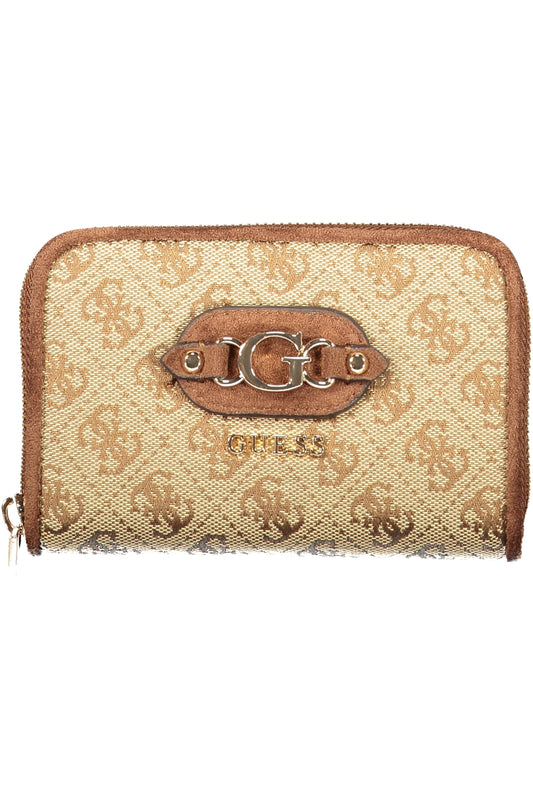 GUESS JEANS PORTAFOGLIO DONNA BEIGE