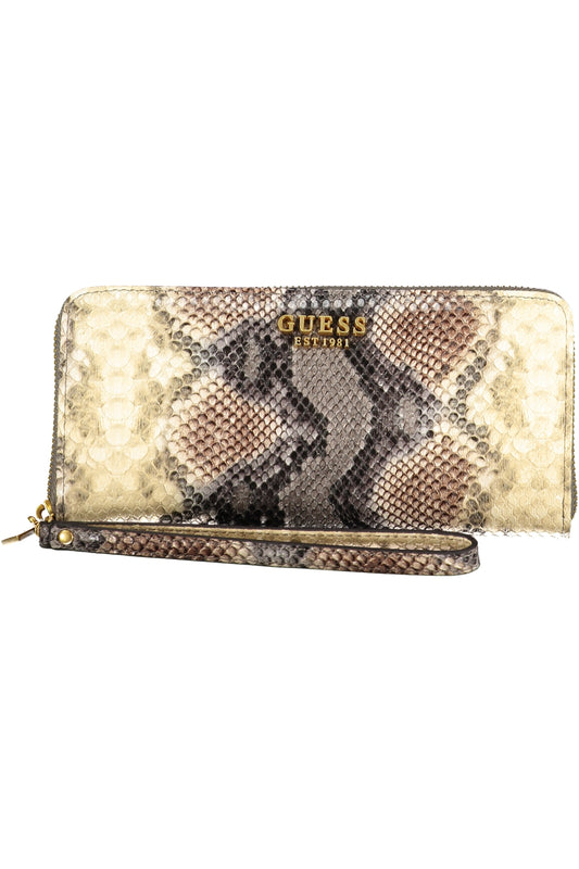 GUESS JEANS PORTAFOGLIO DONNA BEIGE
