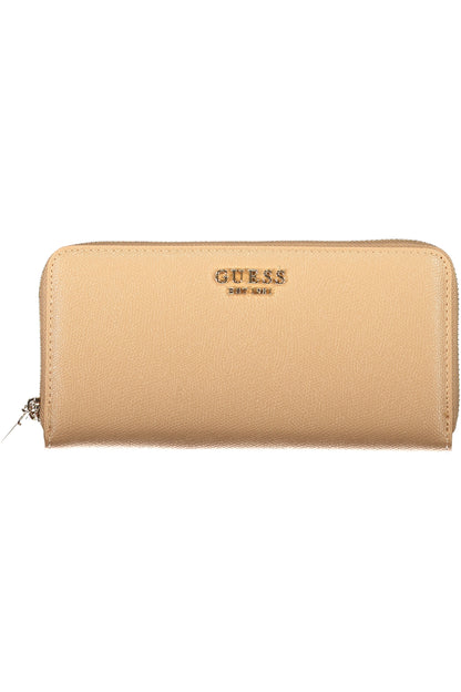 GUESS JEANS PORTAFOGLIO DONNA BEIGE