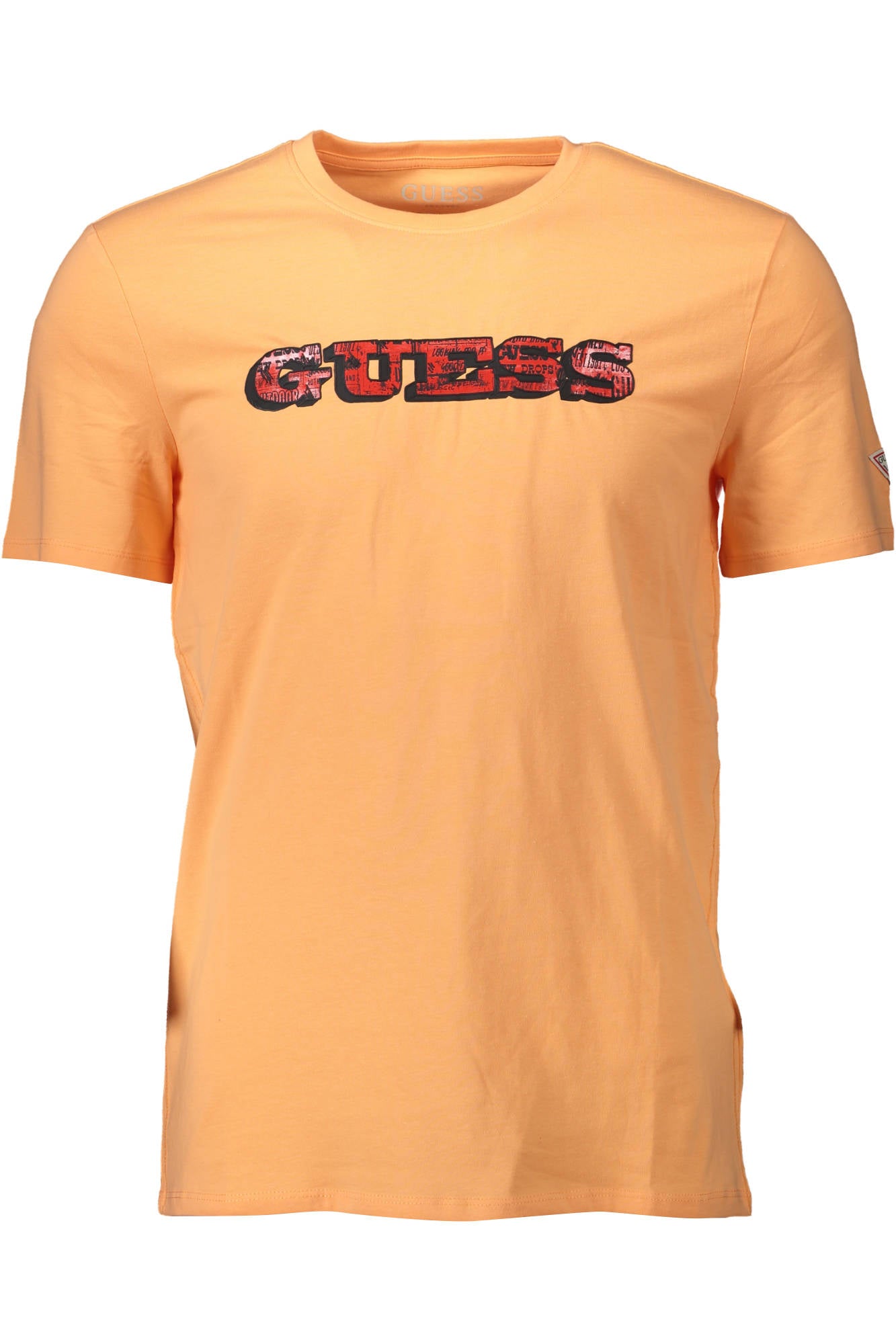 Guess Jeans T-Shirt Maniche Corte Uomo Arancio"" - mem39