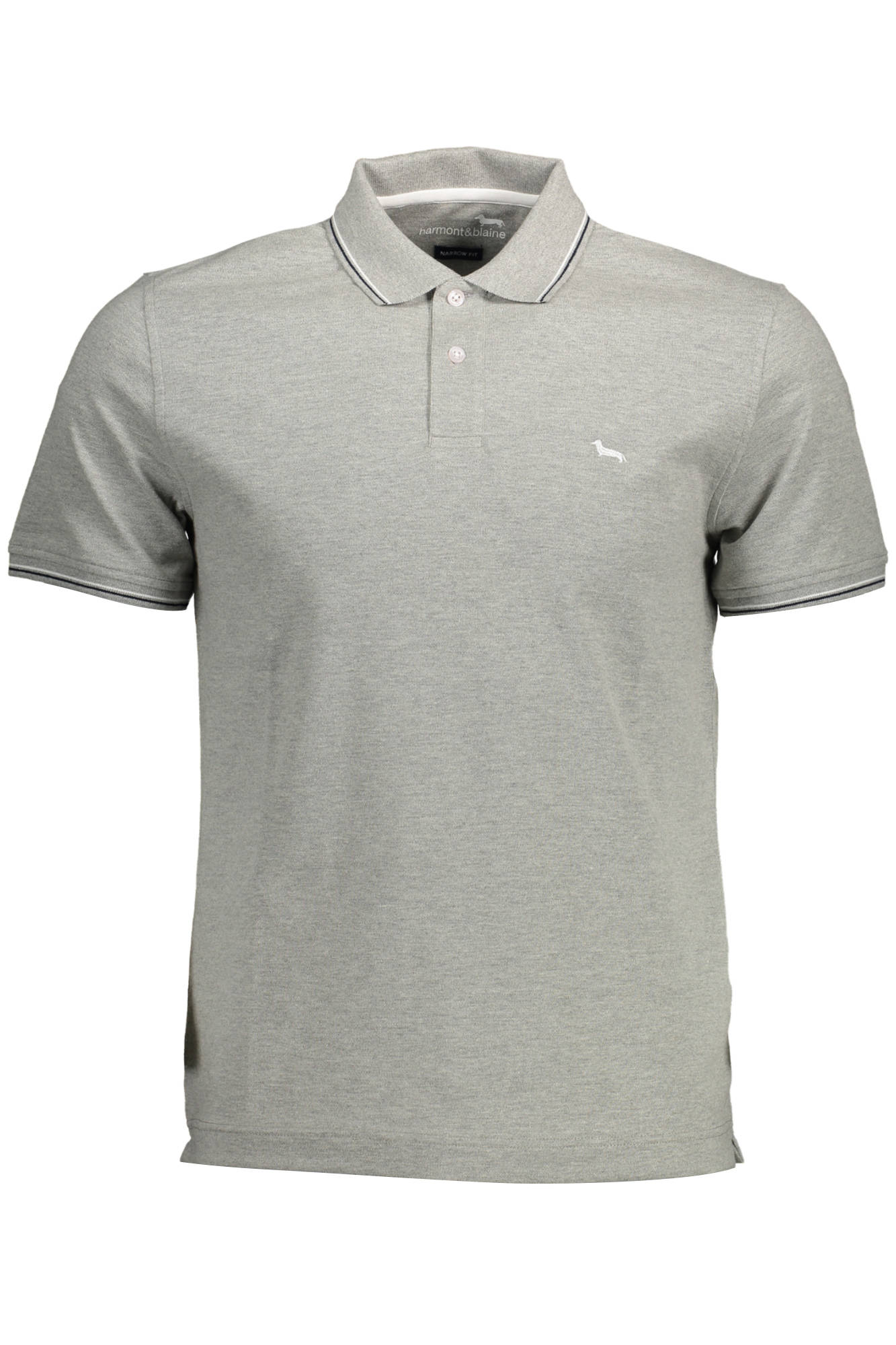 Harmont & Blaine Polo Maniche Corte Uomo Grigio"" - mem39