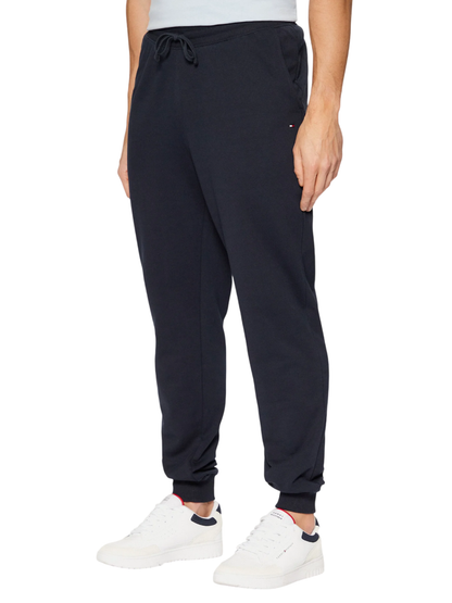 Tommy Hilfiger pantaloni joggers con polsini blu