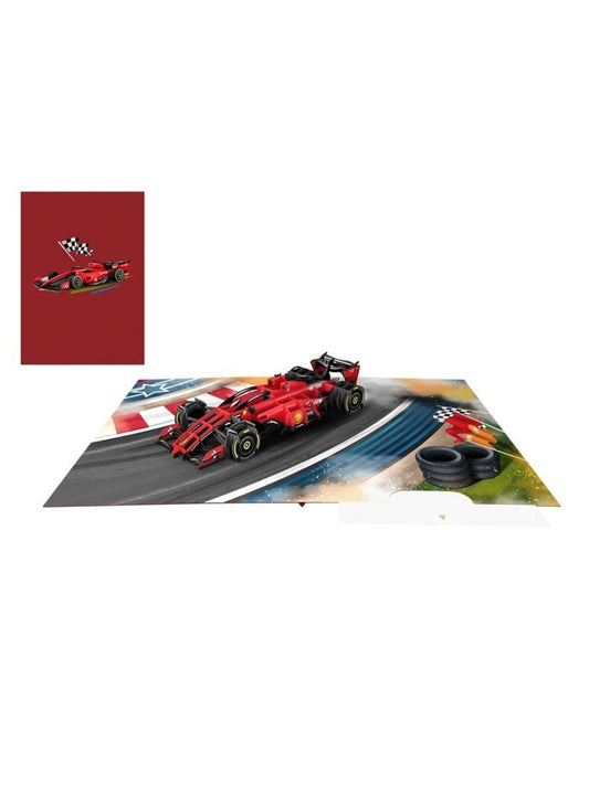 Origamo biglietto di auguri handmade Formula 1