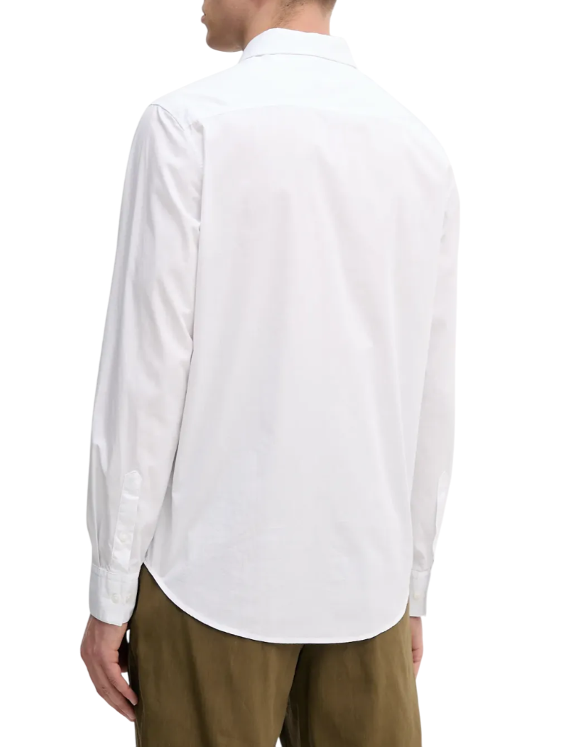 Calvin Klein Jeans camicia manica lunga in cotone bianco