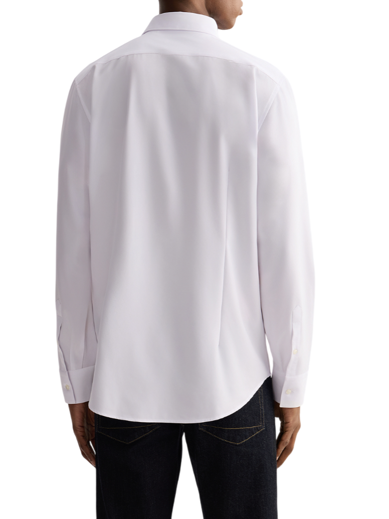 Liu Jo camicia manica lunga slim fit in tessuto stretch bianco