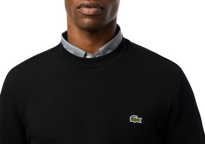 Lacoste felpa uomo in pile nero