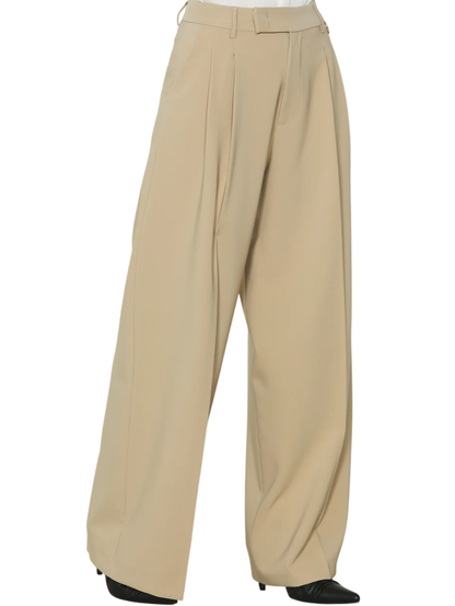 Relish pantaloni palazzo Arabia con pinces beige