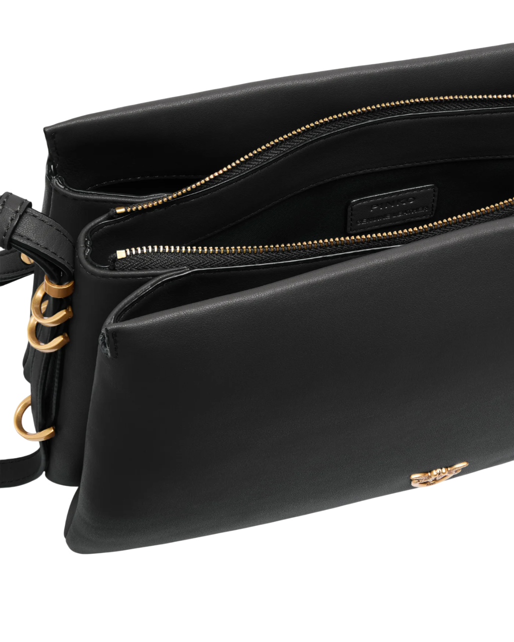 Pinko borsa a tracolla Triplet in pelle nero
