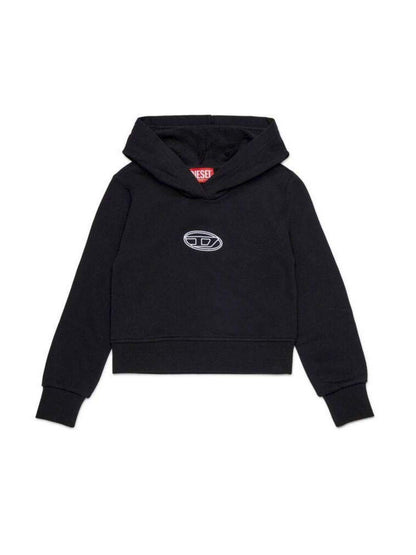 Diesel felpa con cappuccio Sasyhood nero