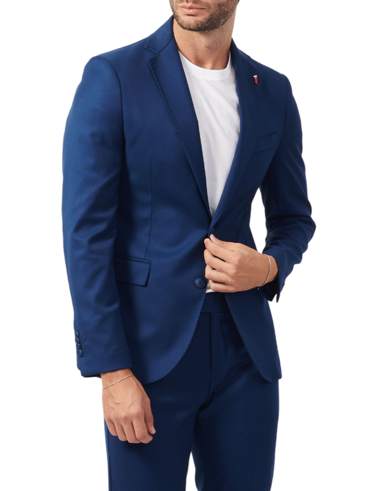 Mulish completo uomo giacca monopetto e pantaloni petrolio