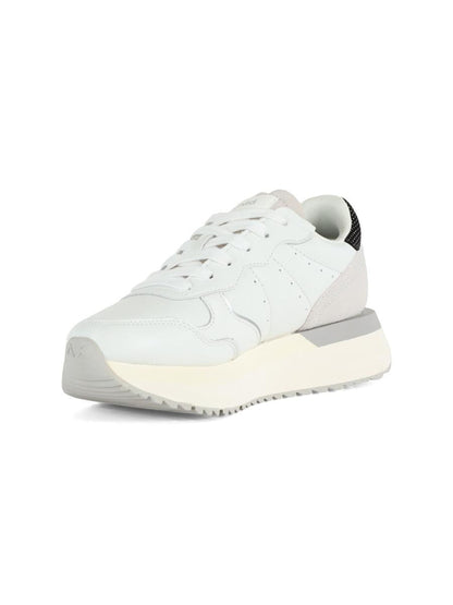 Sun68 sneakers donna Big Ally in ecopelle bianco