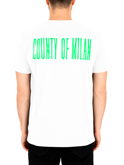 County of Milan T-shirt uomo manica corta panna