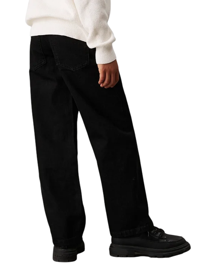 Calvin Klein Jeans jeans gamba larga lavaggio nero
