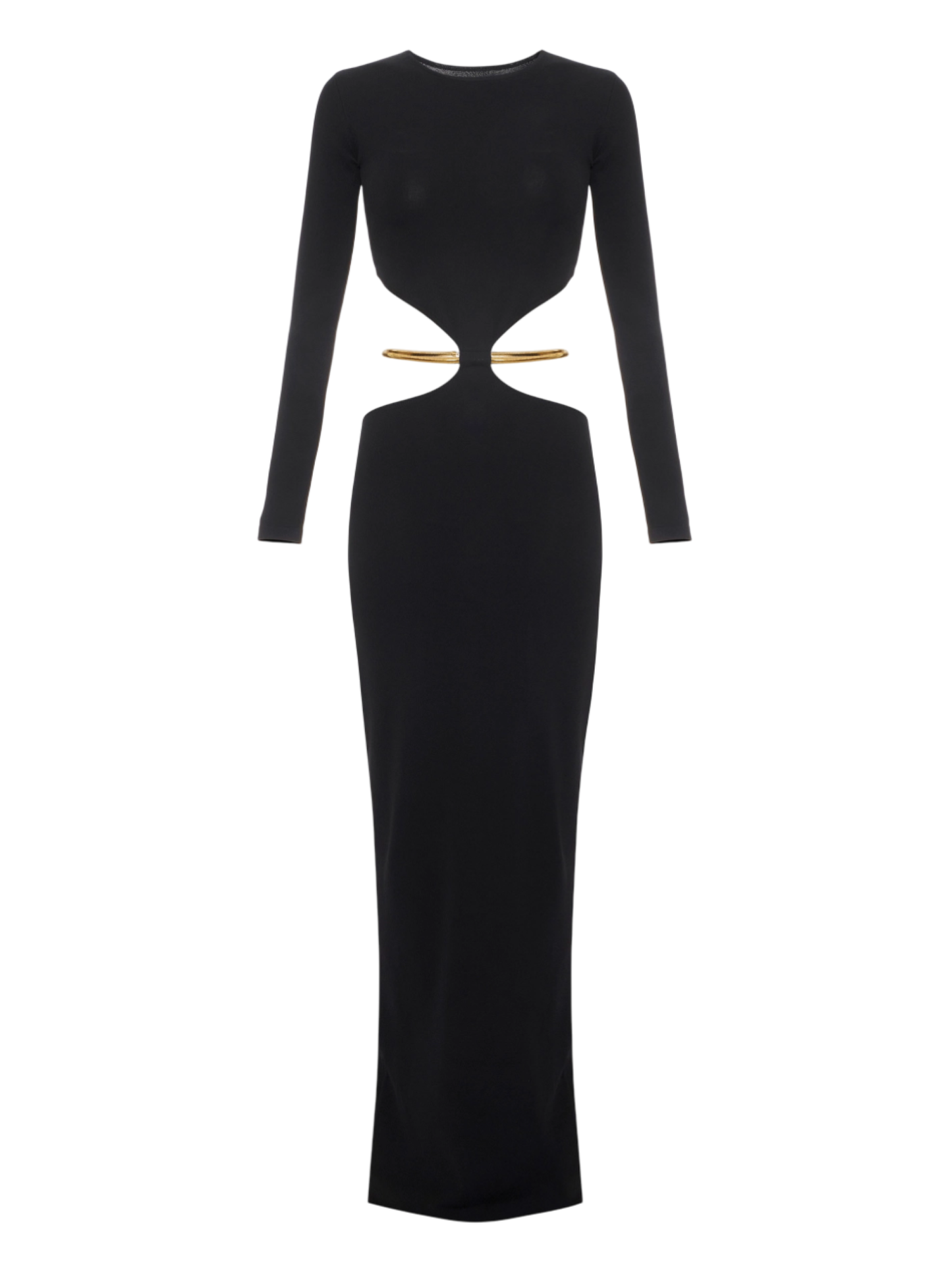 Elisabetta Franchi abito Red Carpet con cut out nero