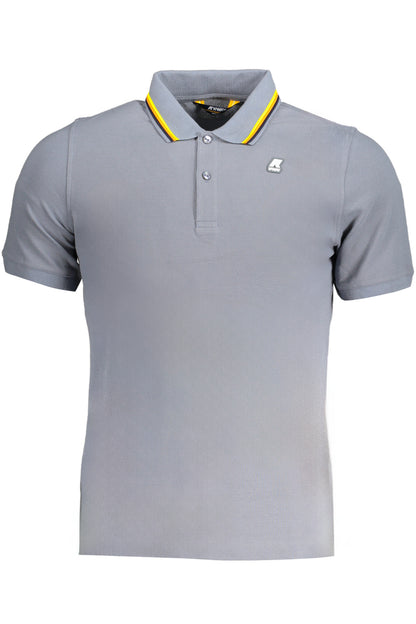 K-Way Polo Maniche Corte Uomo Grigio"" - mem39