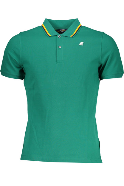 K-Way Polo Maniche Corte Uomo Verde"" - mem39