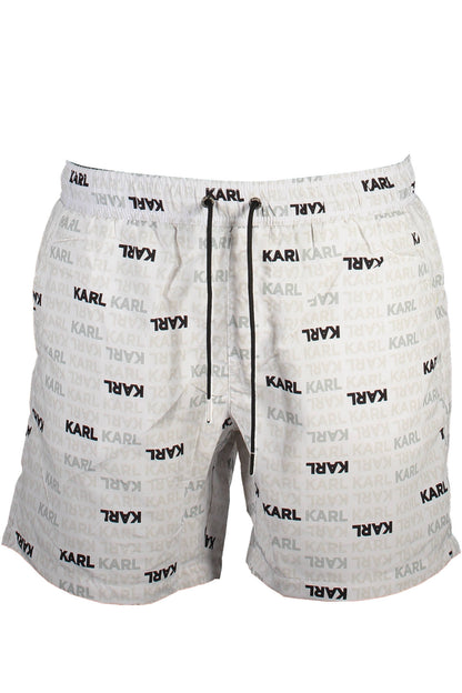 Karl Lagerfeld Beachwear Costume Parte Sotto Uomo Bianco - mem39