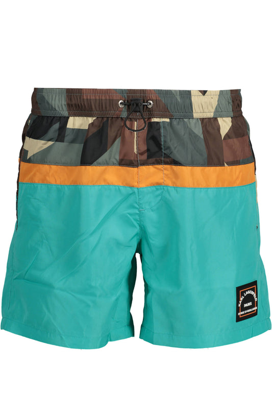 Karl Lagerfeld Beachwear Kl22Mbs04_Verde_Ceramic