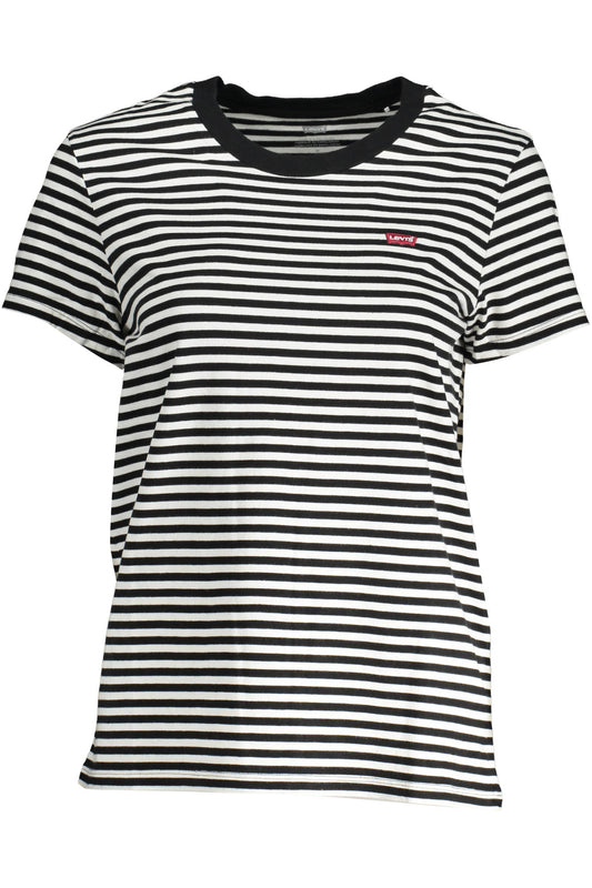 Levi'S T-Shirt Maniche Corte Donna Nero - mem39