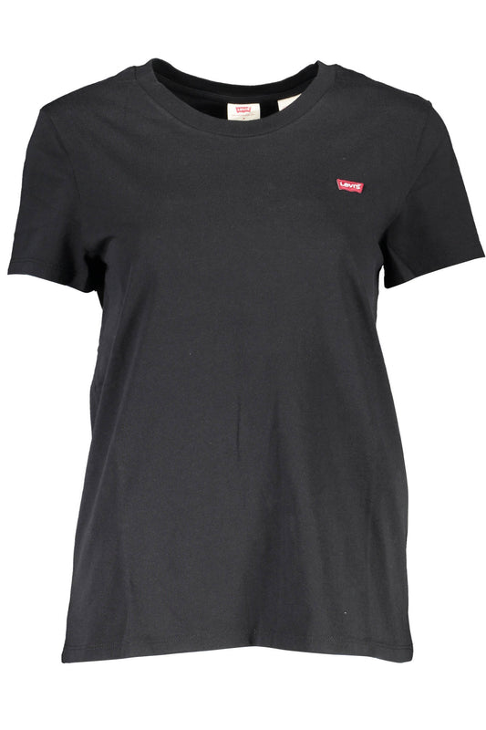 Levi'S T-Shirt Maniche Corte Donna Nero - mem39