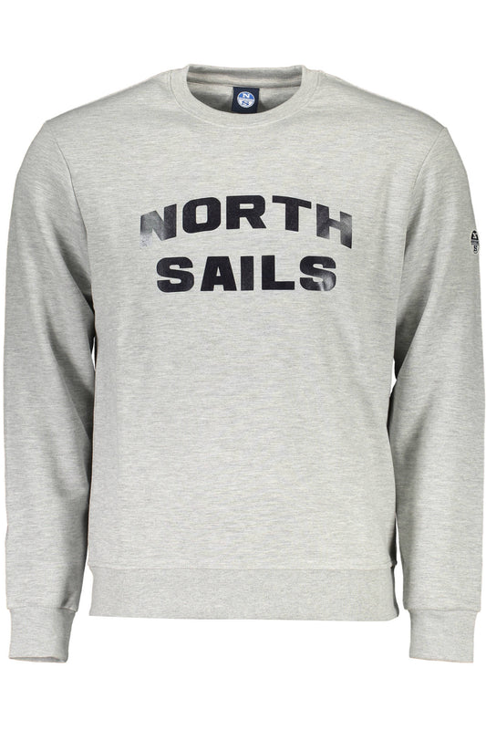 North Sails Felpa Senza Zip Uomo Grigio"" - mem39