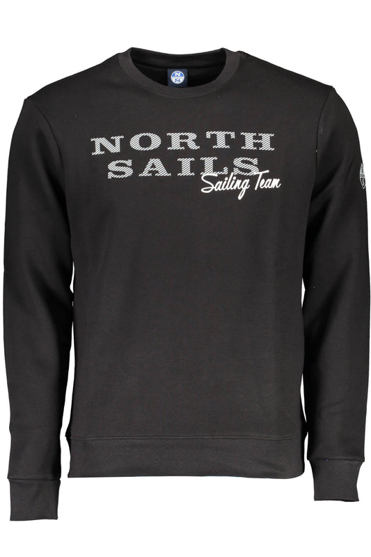 North Sails Felpa Senza Zip Uomo Nero"" - mem39