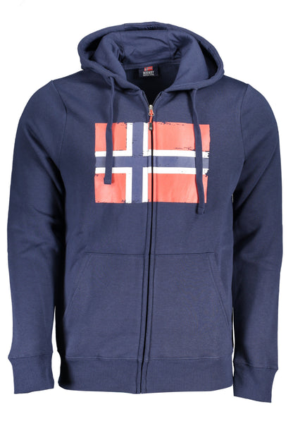 Norway 1963 Felpa Con Zip Uomo Blu"" - mem39