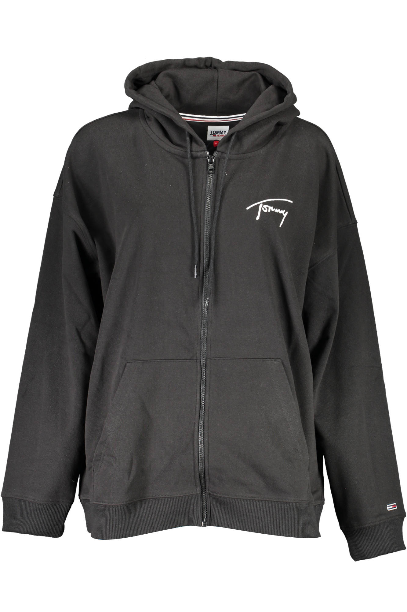 Tommy Hilfiger Felpa Con Zip Donna Nero"" - mem39